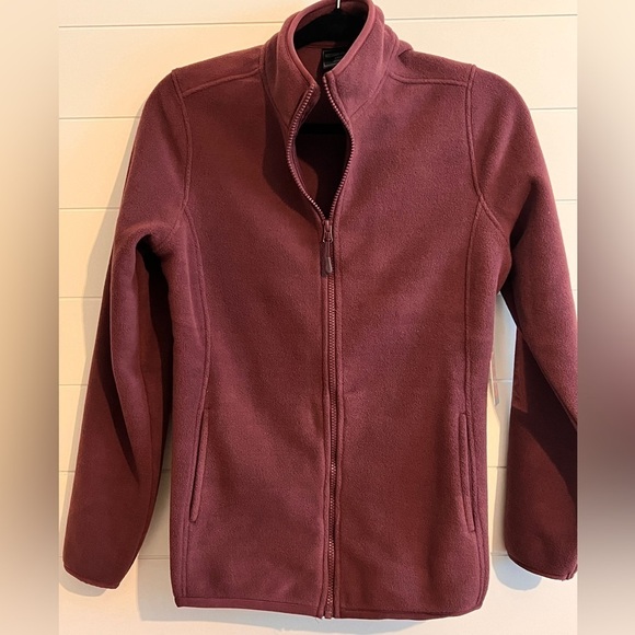 32 Degrees Heat Red Merlot Fleece Women’s Long Sleeve Jacket - Picture 1 of 6